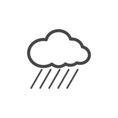 Rain Icon, cloud rain icon