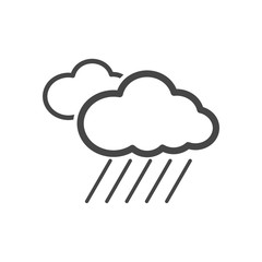 Rain Icon, cloud rain icon