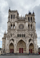 Fototapeta na wymiar Amiens Cathedral, France