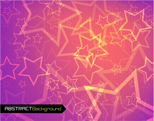 Polygonal abstract pink back for presentation.