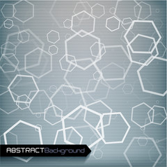 Grey geometric abstract background.