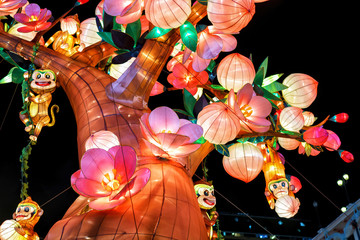 Decoration for the Chinese New Year in Chinatown in Singapore