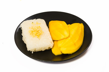 sticky rice and mango