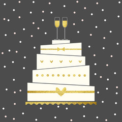 Wedding Cake Card