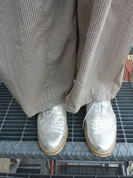 Scarpe argentate