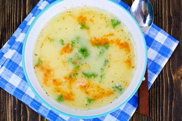 Cream Soup with Curry Sauce, Hot Pepper Red