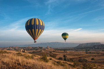 Obraz premium Balloons flying over Cappadocia