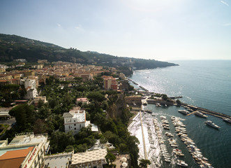 Aerial View of Sorrento, Italy