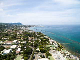 Aerial View of Ischia Island, Italy