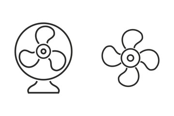 Fan - vector icon.