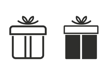 Gift Box - vector icon.