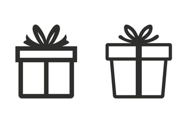 Gift Box - vector icon.