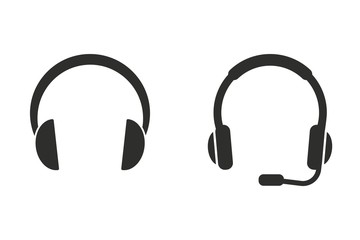 Headphone - vector icon.