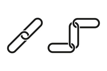 Fototapeta premium Link - vector icon.