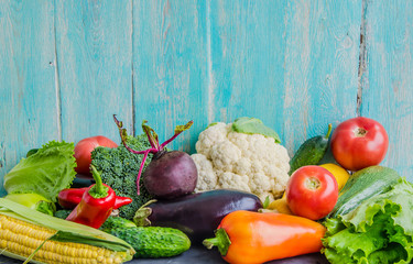 A wide variety of ripe fruits close-up