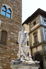 Hercules and Cacus at Piazza della Signoria in Florence Italy