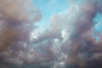 Obraz premium Cloudy sky before storm