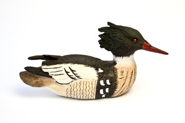 A China Porcelain Bird Duck Isolated 