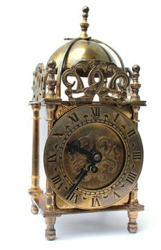 Very Ornate Brass Carriage Clock