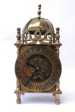 Very Ornate Brass Carriage Clock