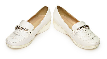 Cheap shoes made ​​of artificial leather