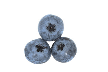 Blueberries on white background. Isolated.