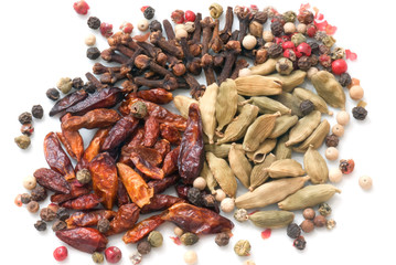 Spices beans (macro textures)