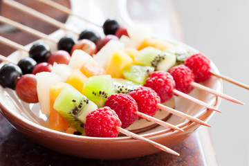 Fruit and berry canape