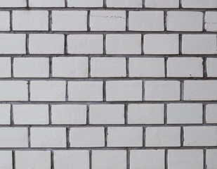 Square white brick wall background