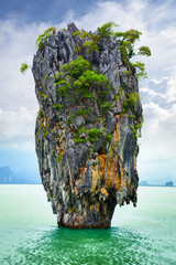 Obrazy na Szkle  Wyspa Bonda (Ko Tapu) w Tajlandii