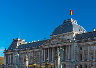 Obraz premium The Royal Palace in Brussels, Belgium