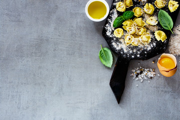 Italian pasta tortellini