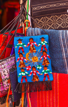 Colorful Mexican Peasant Blankets San Miguel de Allende Mexico