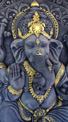 Ganesha Sculpture Statue © wichatsurin