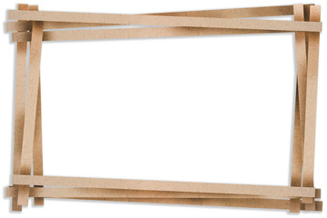 frame of recycle paper tape cut with free copy space for your te