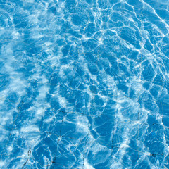 Surface of swimming pool water background