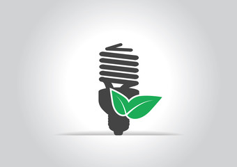Ecology lamp icon.