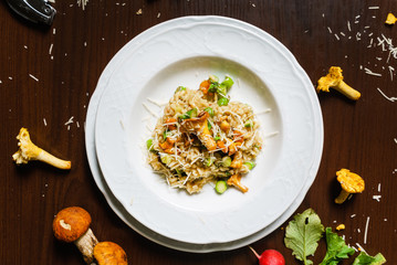 risotto with mushrooms