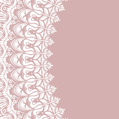 Floral Modern Round Frame