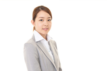 笑顔のビジネスウーマン