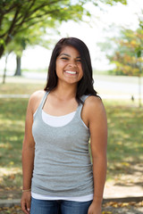 Fototapeta premium Happy Hispanic Teenager