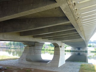 new bridge in prague troja in czech republic