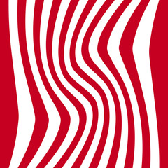 Fototapeta na wymiar Striped abstract background. red and white zebra print. illustration
