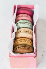 Assorted macarons