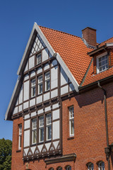 Half timbered house in the historical center of Bad Bentheim