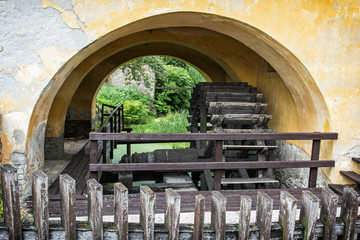 Old wooden watermill detail © vrabelpeter1