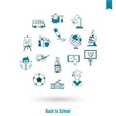 School and Education Icons