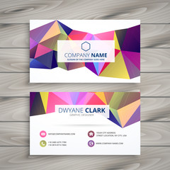 Fototapeta premium creative business card template