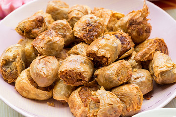 Hoi jo deep fried crab meat rolls chinese asia culture