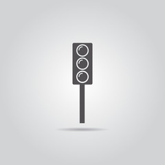 Traffic Light Icon, Vector Illustration